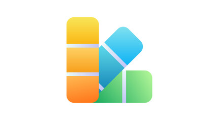 palette color coloring single isolated icon with smooth style