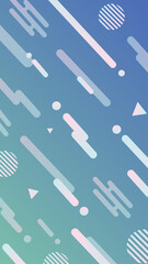 幾何学模様のパターン・壁紙の縦型デザイン素材