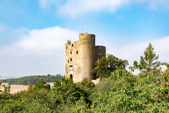 Burg Arnstein surrounded by greenery under the sunlight in Germany