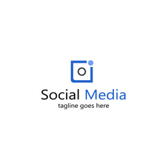 social media logo image with a combination of squares and circles
