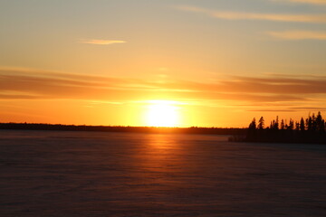 Low Sun, Elk Island National Park, Alberta