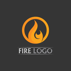 fire logo and icon, hot flaming element Vector flame illustration design energy, warm, warning, cooking sign, logo, icon, light, power heat