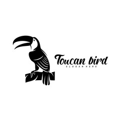 Obraz premium Toucan bird vector illustration design. Creative design
