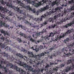 Dark moody purple and green chevron seamless textural repeat pattern. Highly intricate and deeply detailed background swatch. Luxurious rich fashion textile feel.