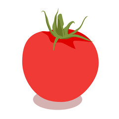 Bright red tomatoes  Provide a lot of vitamins