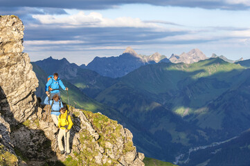 Hochgebirgswanderung in den Allgäuer Alpen