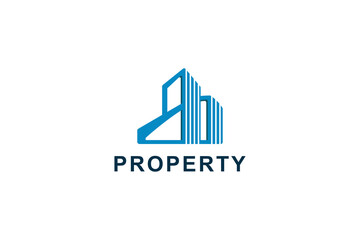 Property real estate home logo   