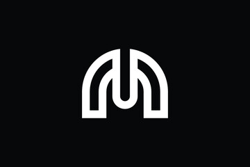 Creative Innovative Initial MU logo and UM logo. UM Letter Minimal luxury Monogram. MU Professional initial design. Premium Business typeface. Alphabet symbol and sign.	