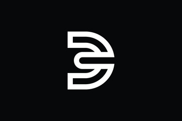 Creative Innovative Initial DC logo and CD logo. DC Letter Minimal luxury Monogram. CD Professional initial design. Premium Business typeface. Alphabet symbol and sign.	