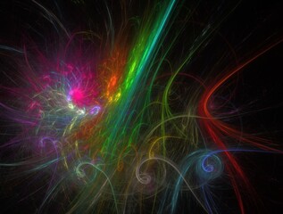 Imaginatory fractal background generated Image