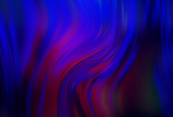 Fototapeta premium Dark Purple, Pink vector colorful blur backdrop.