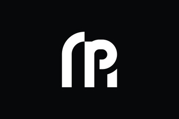 Creative Innovative Initial MP logo and PM logo. MP Letter Minimal luxury Monogram. PM Professional initial design. Premium Business typeface. Alphabet symbol and sign.	