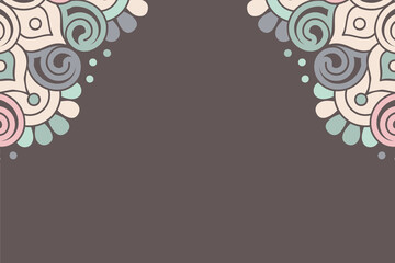 Vector ornamental background with mandala