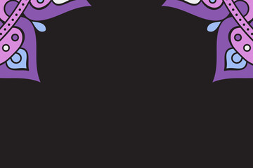 Vector ornamental background with mandala