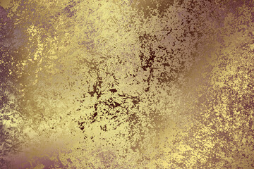 Golden abstract  decorative paper texture  background  for  artwork  - Illustration