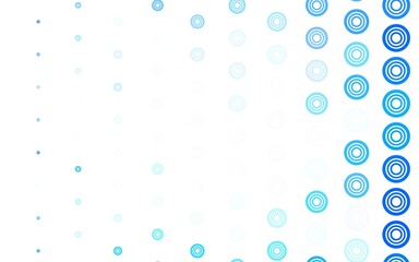 Light BLUE vector layout with circle shapes.