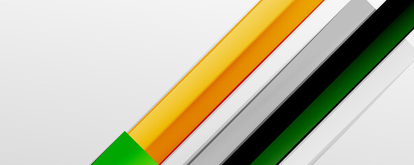Multicolored lines background. Design template for business or technology presentations, internet posters or web brochure covers