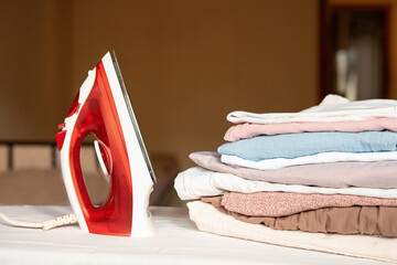 Ironing clothes