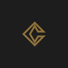 Letter C logo design vector template