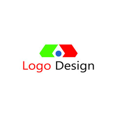 abstract logo of two opposing arrows and a circle in the middle