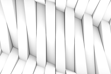 Black and white boxes abstract background 3D render illustration