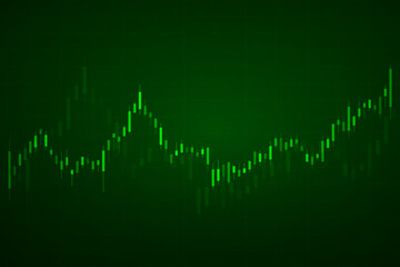 Stock market graph background. Concept of business investment. Stock future trading