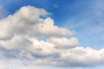 beautiful background, cloudy blue sky