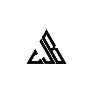 C J B letter logo creative design. CJB icon