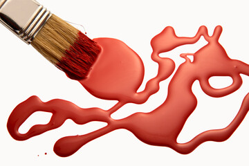 rote Farbe