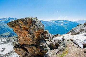 Obraz premium Fels in den Alpen