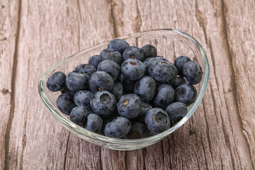 Ripe sweet tasty blueberries heap