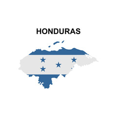 maps of Honduras icon vector sign symbol