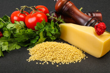 Raw Italian pasta - Stelline for cooking