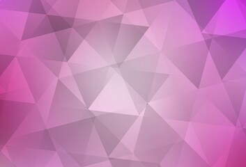 Obraz premium Light Pink vector polygonal template.