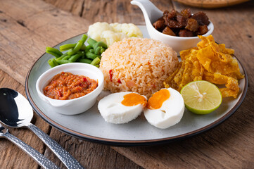 Fried Rice with Spicy Shrimp Paste Dip , Thai Street Food