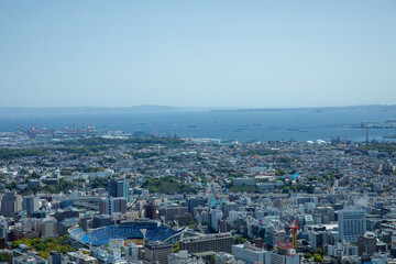 Obraz premium 横浜の風景（ランドマークタワー）