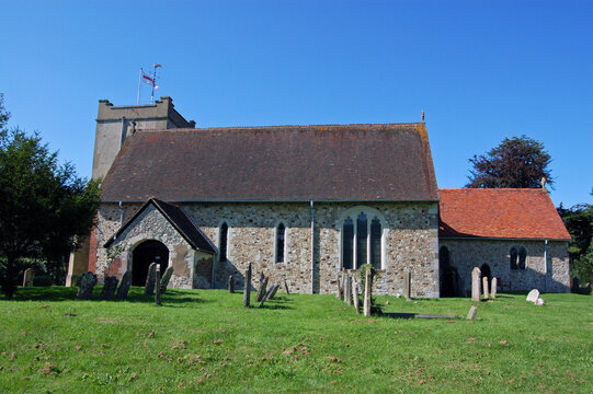 View of the church of Saint Mary, Selborne, Hampshire