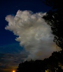 Obraz na płótnie Canvas Night clouds