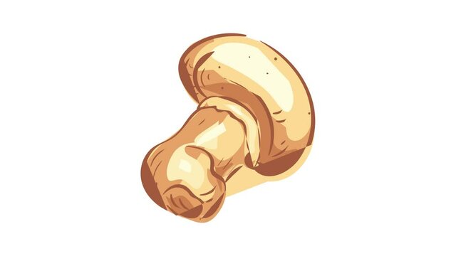 Champignon food icon animation