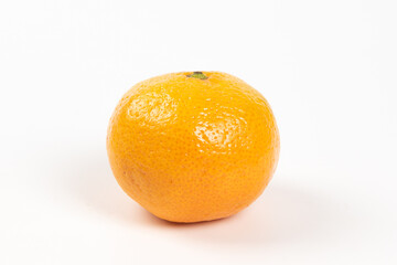 fresh tangerine isolated on white background