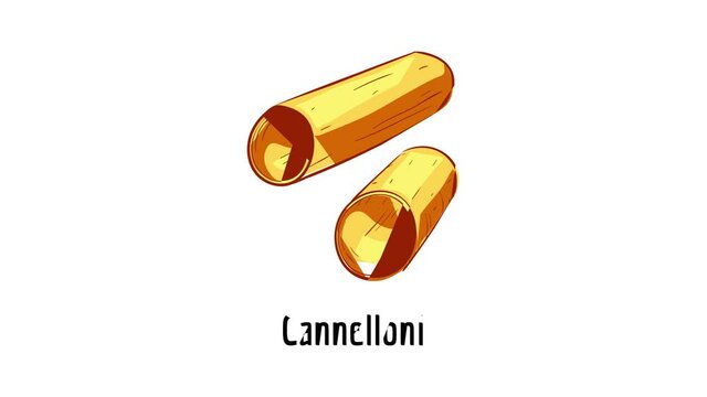 Cannelloni icon animation