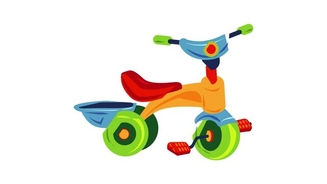 Tricycle icon animation