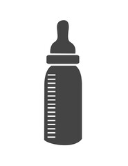 Fototapeta premium Baby bottle icon vector