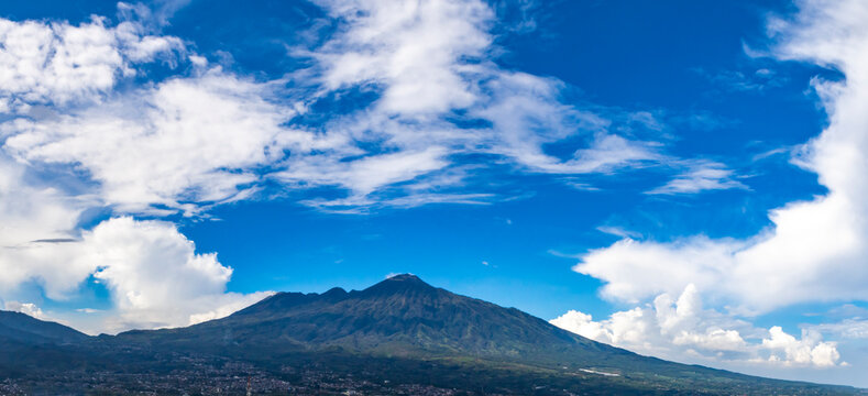 Beautiful view of Mount Arjuno 