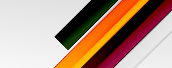 Color abstract lines trendy geometric background for business or technology presentation, internet poster or web brochure cover, wallpaper