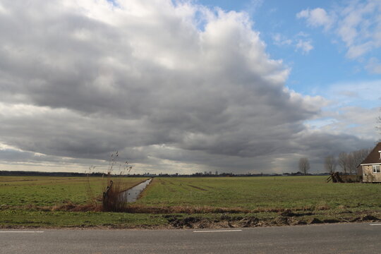 Weilandenin Moordrecht In de zuidplaspolder waar het nieuwe dorp zal komen