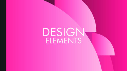 Modern geometric abstract background wallpaper design template in trendy gradient colors vector illustration