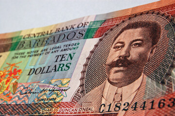 Charles Duncan O'Neal Barbados banknote