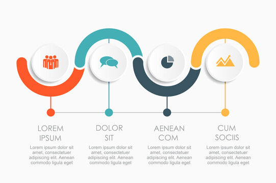 Infographic design template with place for your data. Vector illustration.