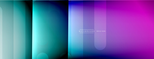 Dynamic lines abstract background. 3D shadow effects and fluid gradients. Modern overlapping forms